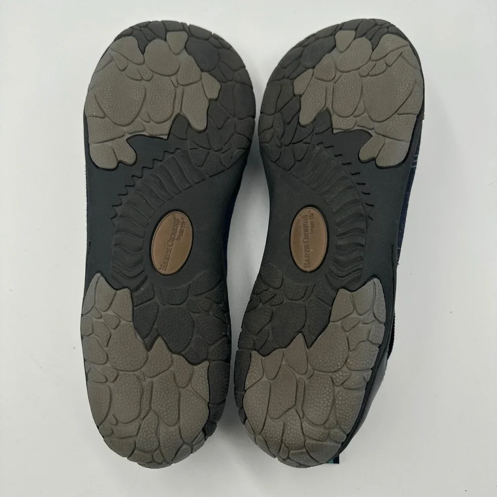 Earth Origins Arleen Flats Women 11M Navy Blue Suede Leather Mary Jane Comfort